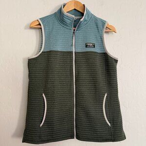 L.L. Bean Airlight Vest Women's Size Medium M Green & Blue Fall